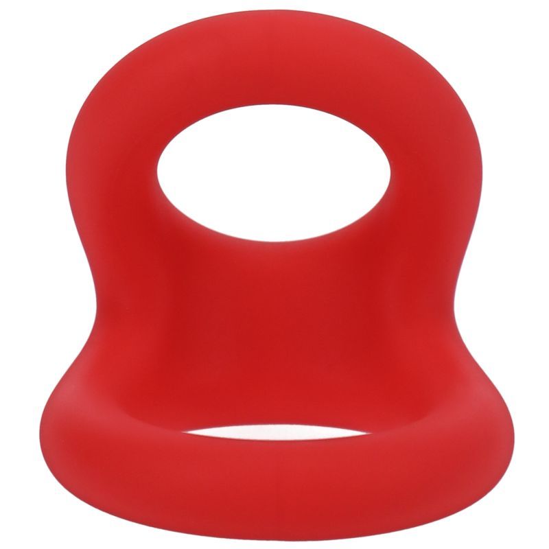 Uplift Silicone Cock Ring Crimson image 2