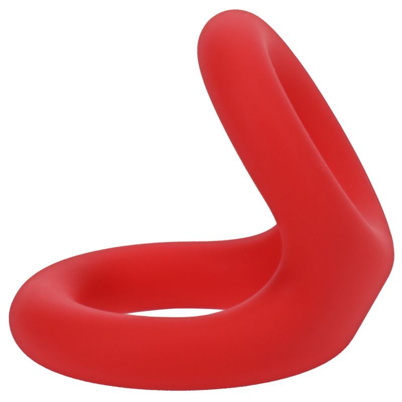 Uplift Silicone Cock Ring Crimson image 4
