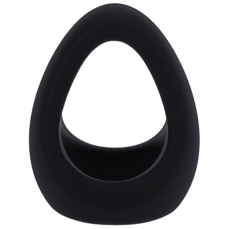 Stirrup Silicone Cock Ring Onyx image 1