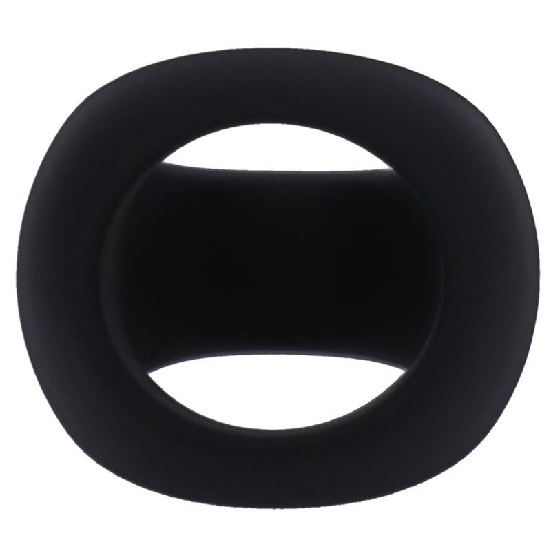 Stirrup Silicone Cock Ring Onyx image 5