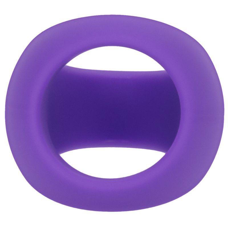 Stirrup Silicone Cock Ring Lilac image 1