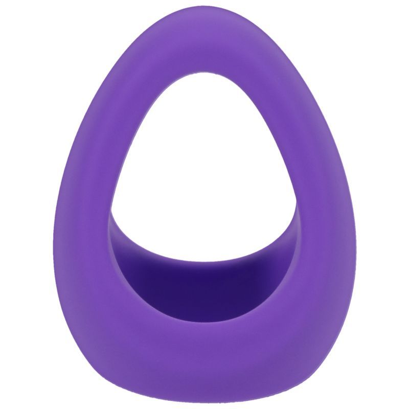 Stirrup Silicone Cock Ring Lilac image 4