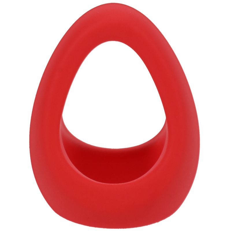 Stirrup Silicone Cock Ring Crimson image 1
