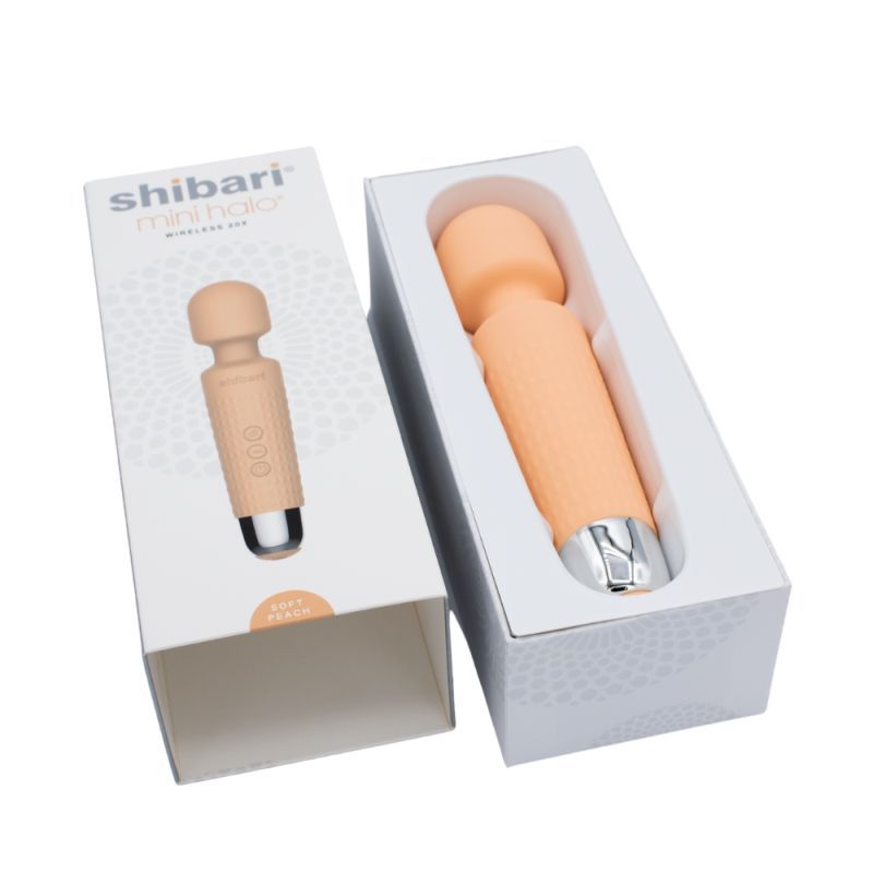 Shibari Mini Wand Halo 20X Peach image 1