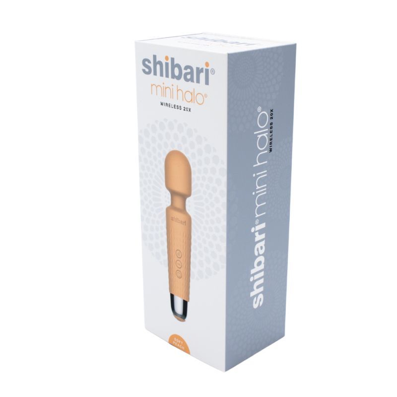 Shibari Mini Wand Halo 20X Peach image 3