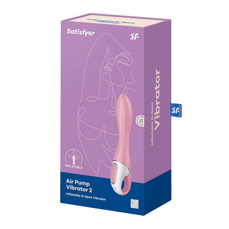 Satisfyer Air Pump Vibrator 2 Light Red image 5