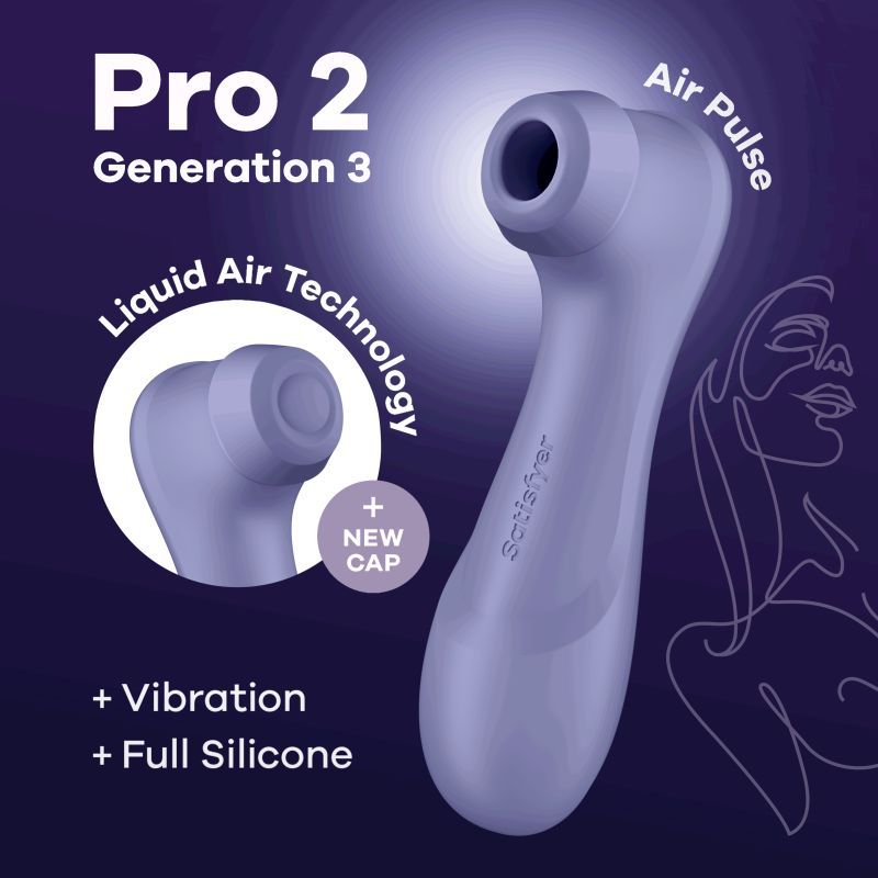 Satisfyer Pro 2 Gen 3 Clitoral Stimulator Lilac image 5