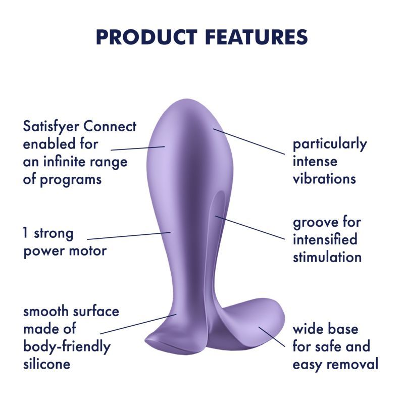 Satisfyer Intensity Plug Purple image 3