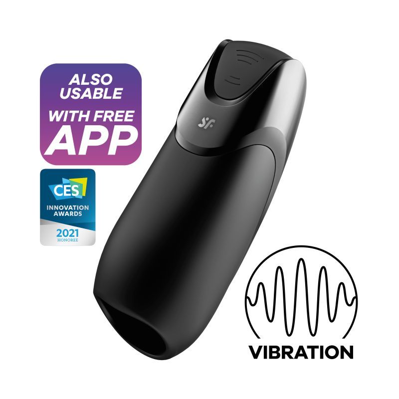 Satisfyer Men Vibration+ Black image 3