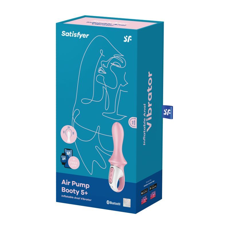 Satisfyer Air Pump Booty 5+ Red image 4