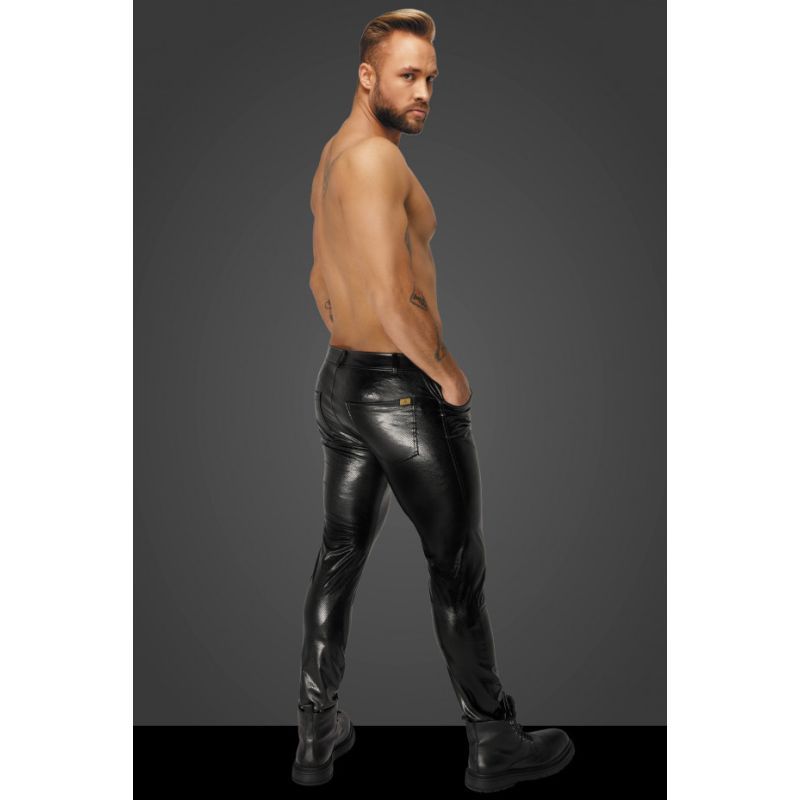 Snake Wetlook Long Pants with Back Pockets image 3