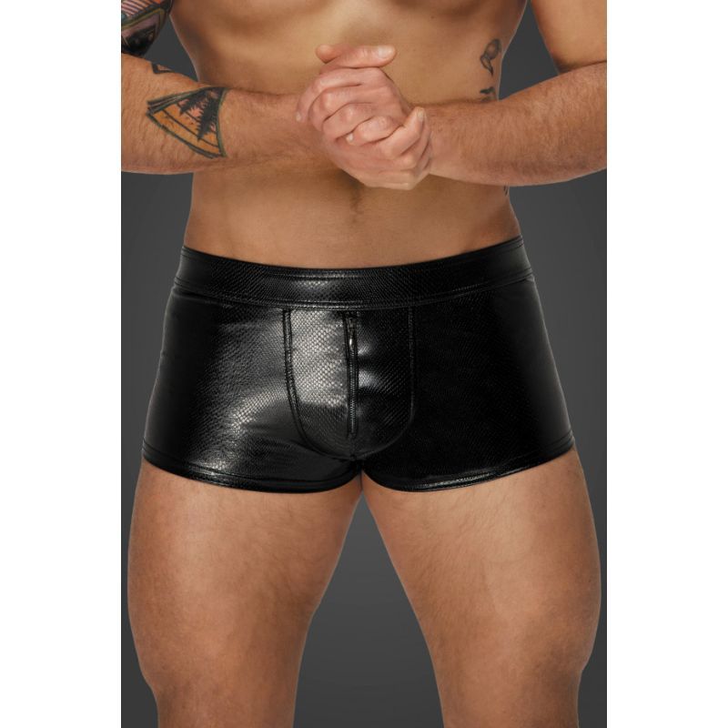 Snake Wetlook Short Shorts image 1