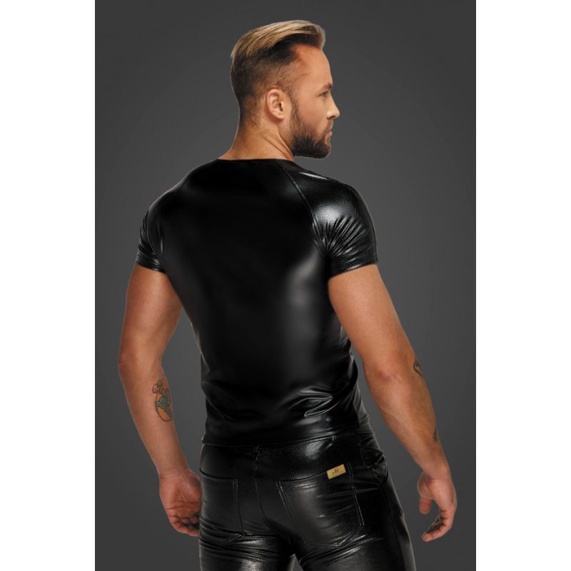Wetlook T-Shirt with Snake Wetlook Sleeves image 1