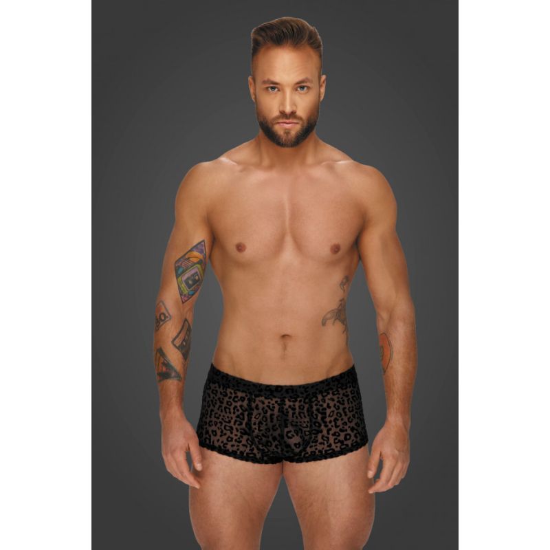 Leopard Flock Short Shorts image 1