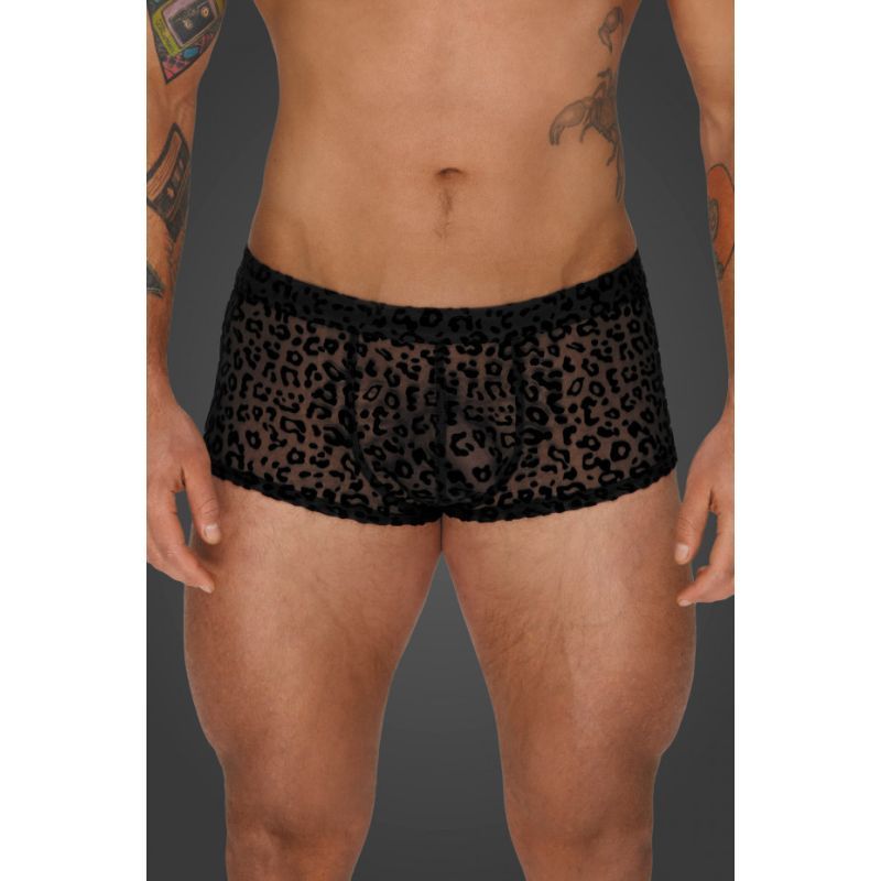 Leopard Flock Short Shorts image 3