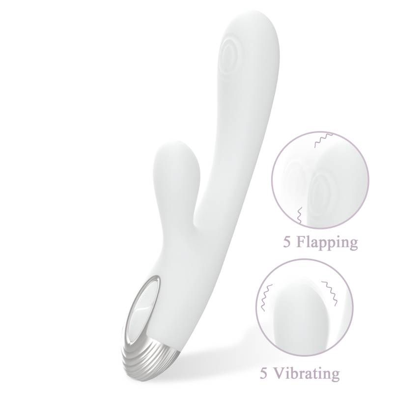 Pada Rabbit and G-Spot Pulsing Vibrator White image 1