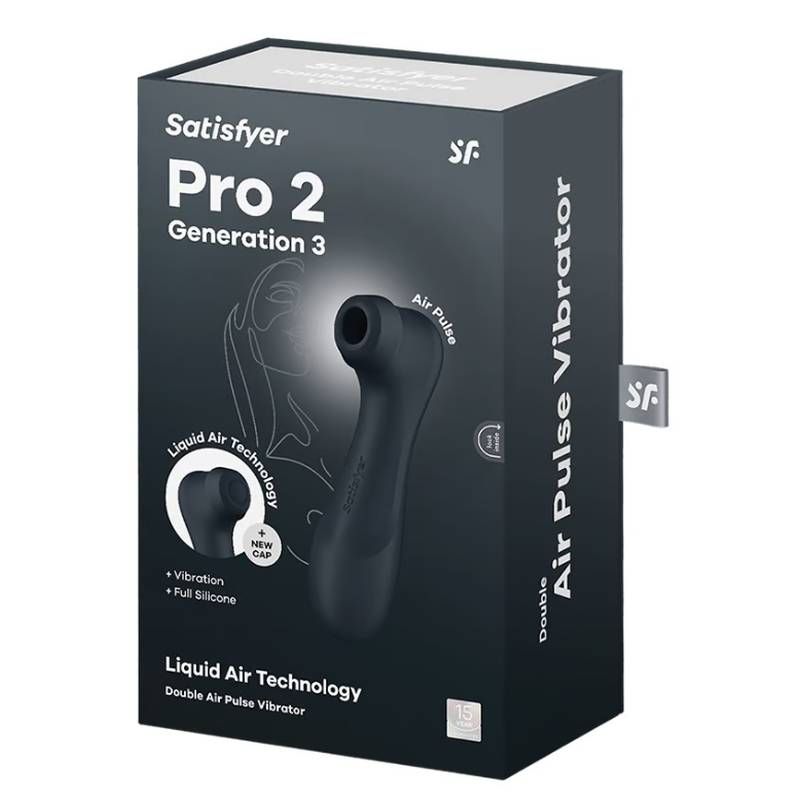 Satisfyer Pro 2 Gen 3 Clitoral Stimulator Black image 5