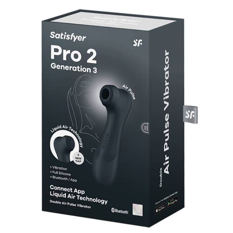 Satisfyer Pro 2 Gen 3 App Control Clitoral Stimulator Black image 4