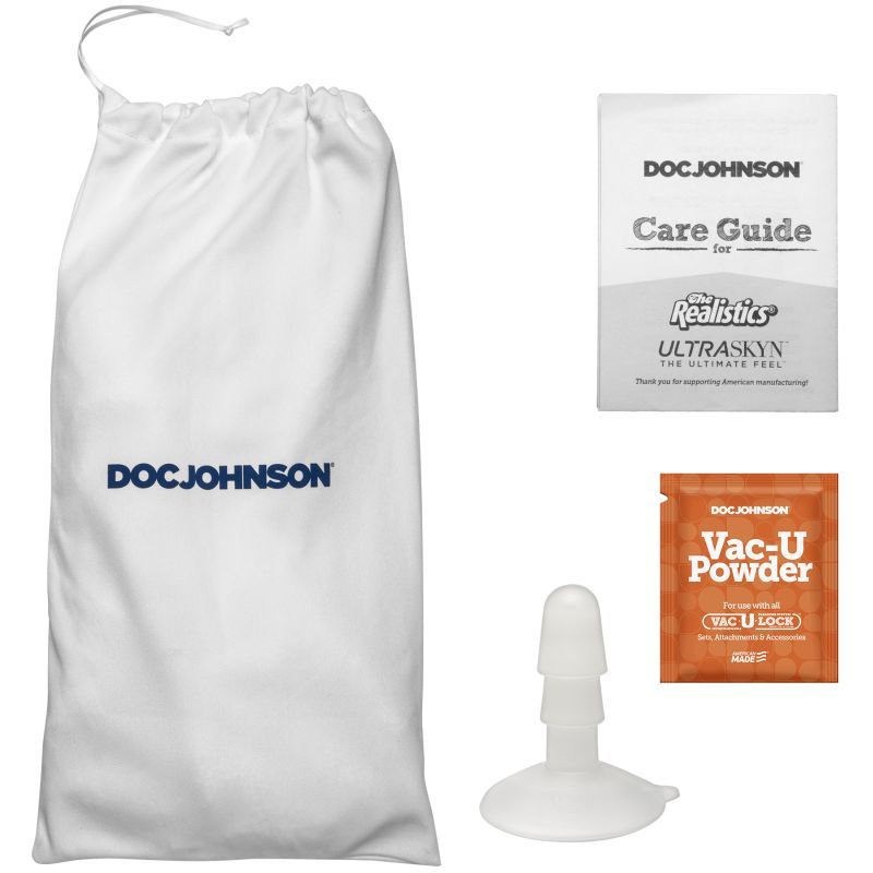 Roman Todd 8in Ultraskyn Cock w Removable Vac-U-Lock Suction Cup Vanilla image 3