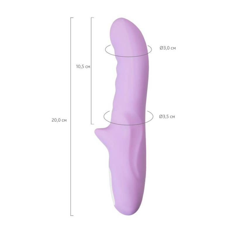 JOS Merry Gor Rotating Shaft Vibrator Violet image 2