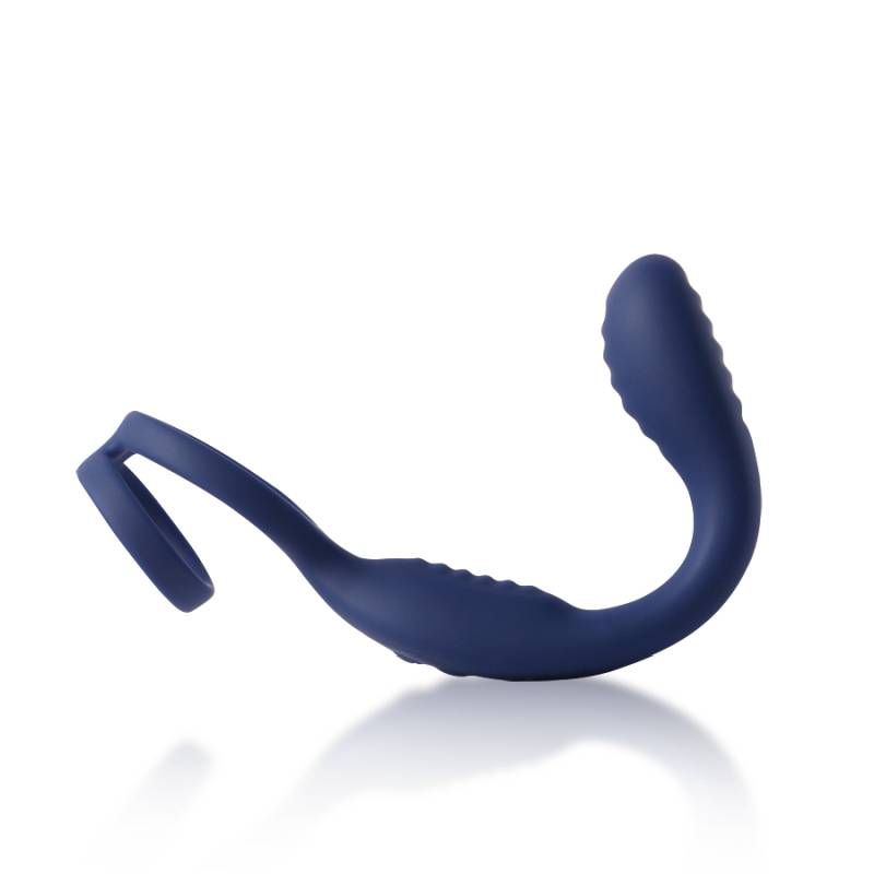 VibraDuo Vibrating Anal Probe and Perineum Stim with Cockring image 3