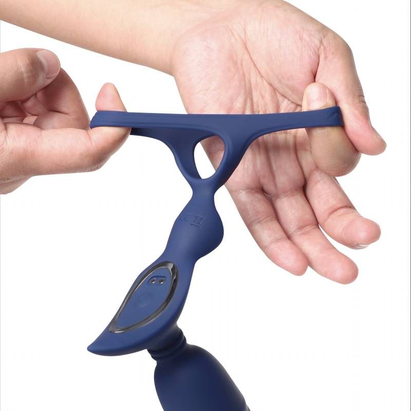 Ring n Rear Dual Thrusting Anal Probe with Cockring and Remote image 3