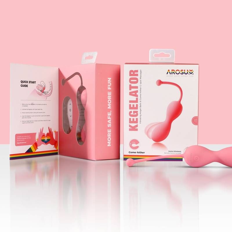 Kegelator Duo Vaginal Balls Come Hither Stimulator with Remote image 5
