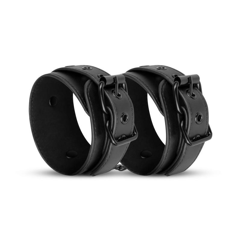 Faux Leather Handcuffs Black image 4