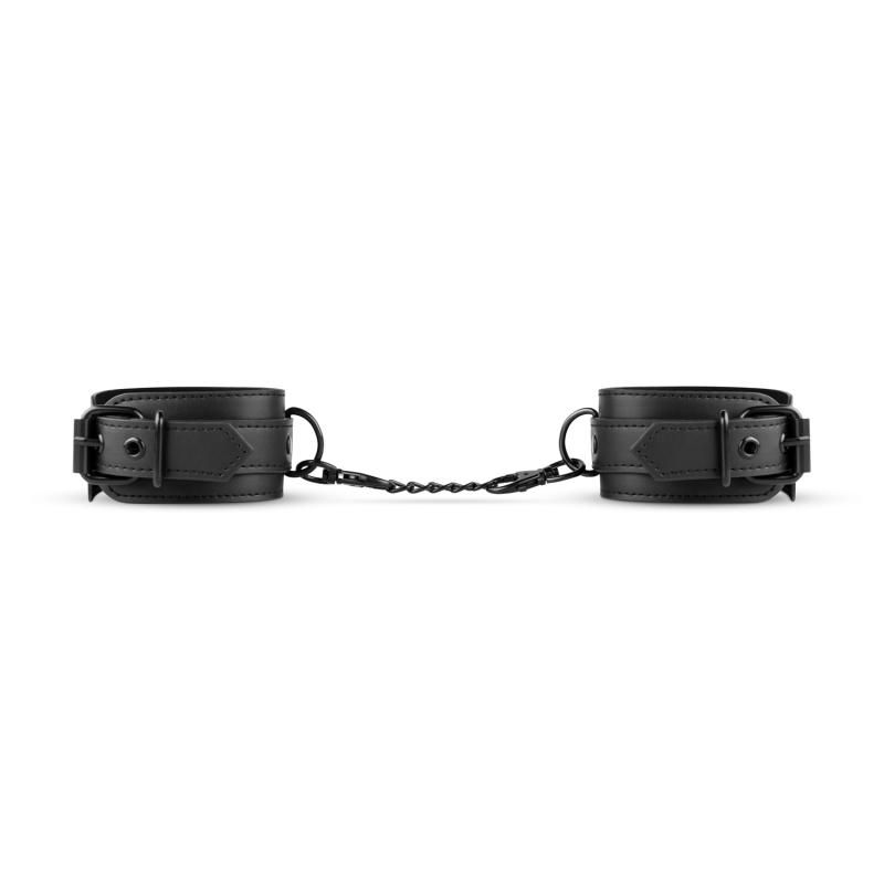 Faux Leather Ankle Cuffs Black image 3
