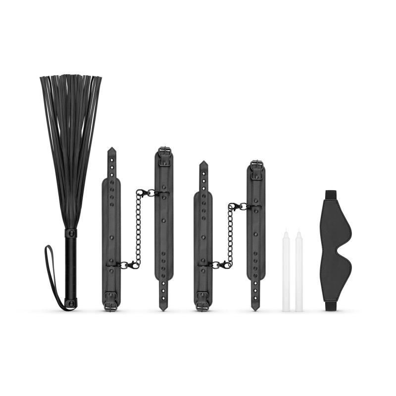 Kinky Bondage Set 5 Pc Black image 4