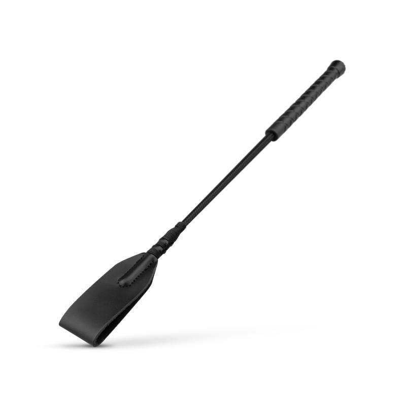 Faux Leather Crop Whip Black image 2