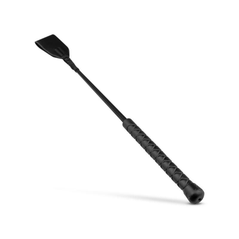 Faux Leather Crop Whip Black image 3