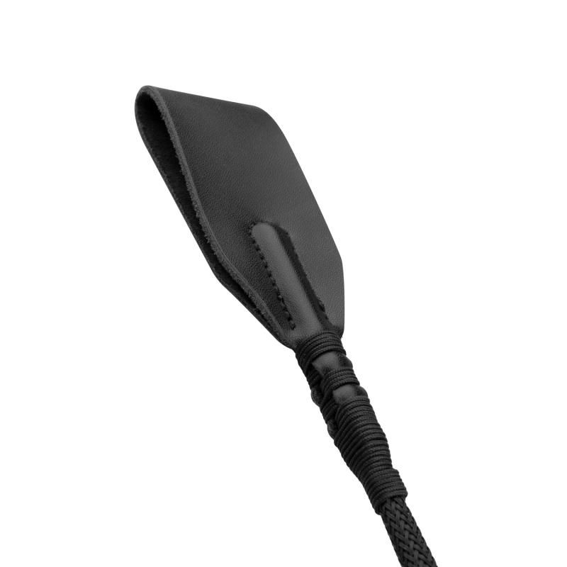 Faux Leather Crop Whip Black image 5