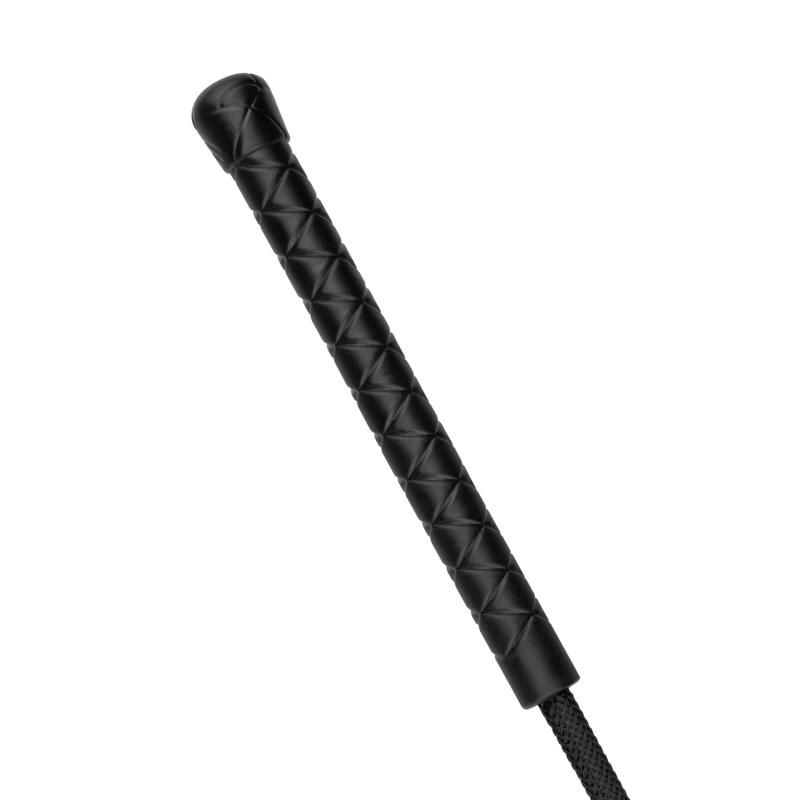 Faux Leather Crop Whip Black image 8