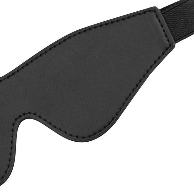 Faux Leather Blindfold Black image 3