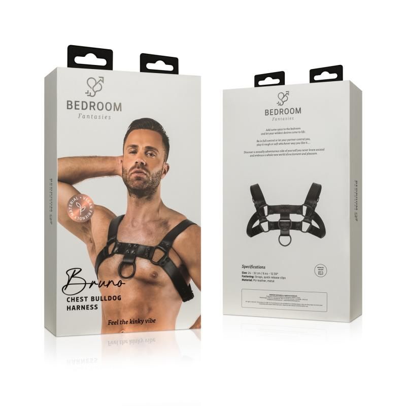 Bruno Bondage Harness Black image 6