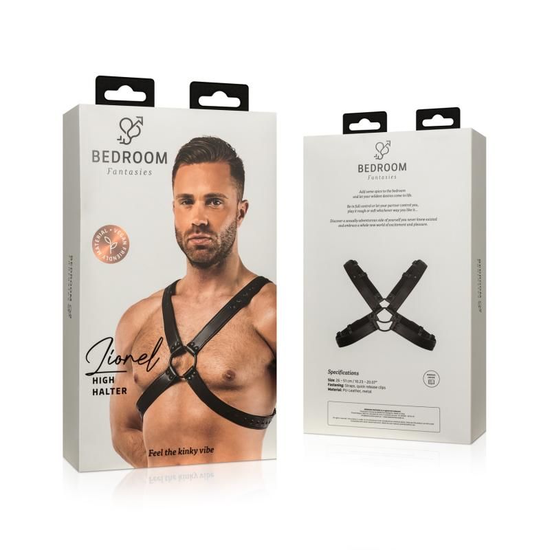 Lionel Bondage Harness Black image 6