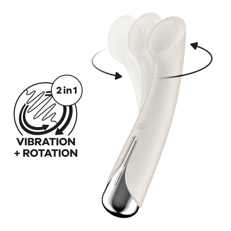 Satisfyer Spinning G-Spot 1 Beige image 1