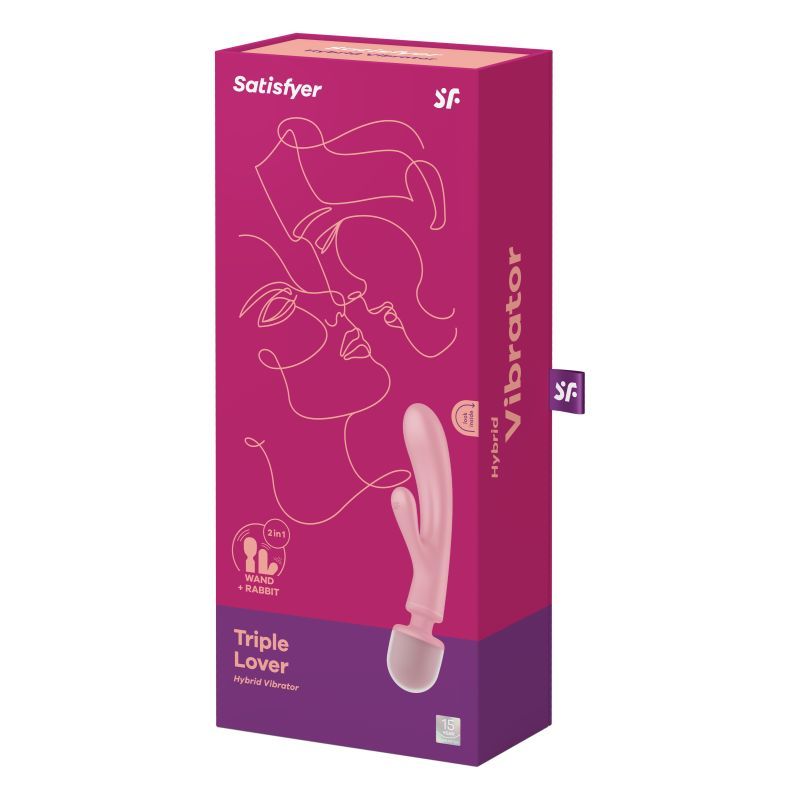 Satisfyer Triple Lover Pink image 2