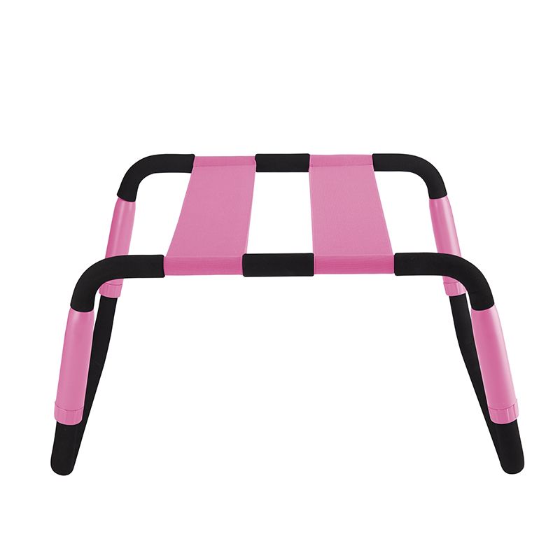 Sex Chair Adjustable Height Pink PU Seat image 2