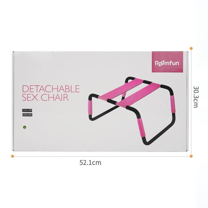 Sex Chair Adjustable Height Pink PU Seat image 4