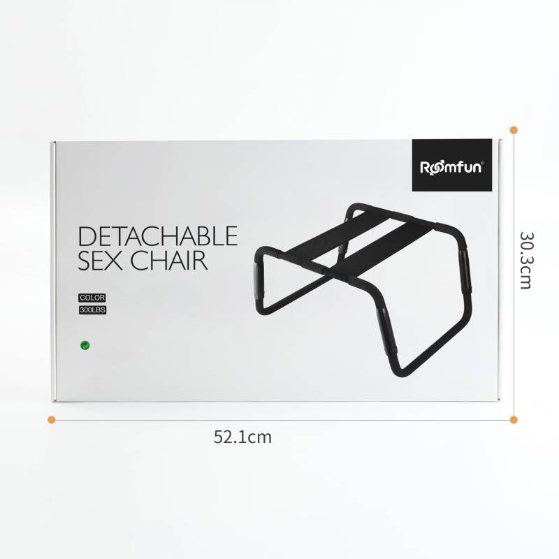 Sex Chair Adjustable Height Black PU Seat image 4