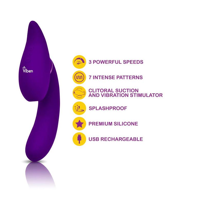 Symphony 21 Mode Swivel Suction Head Triple Motor Vibrator image 4