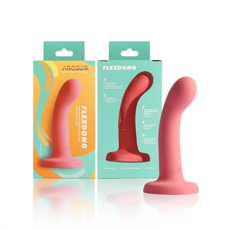 FlexDong Vibrating Strap-on Dildo image 5