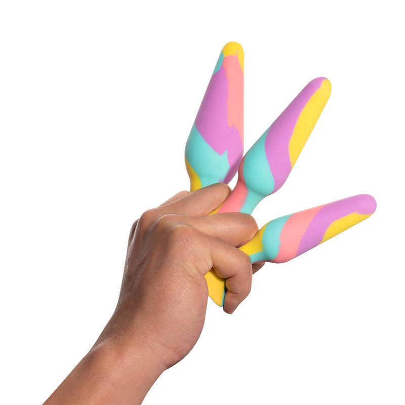 TriPlugs 3 Pc Silicone Anal Training Kit image 4
