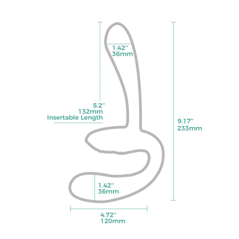 Sapphi Detachable Strapless Strap-on Double Vibrator image 4