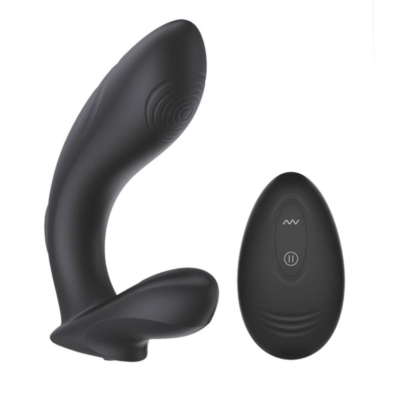 SXE Roger Remote Control Vibrating and Slapping Anal Dildo image 1