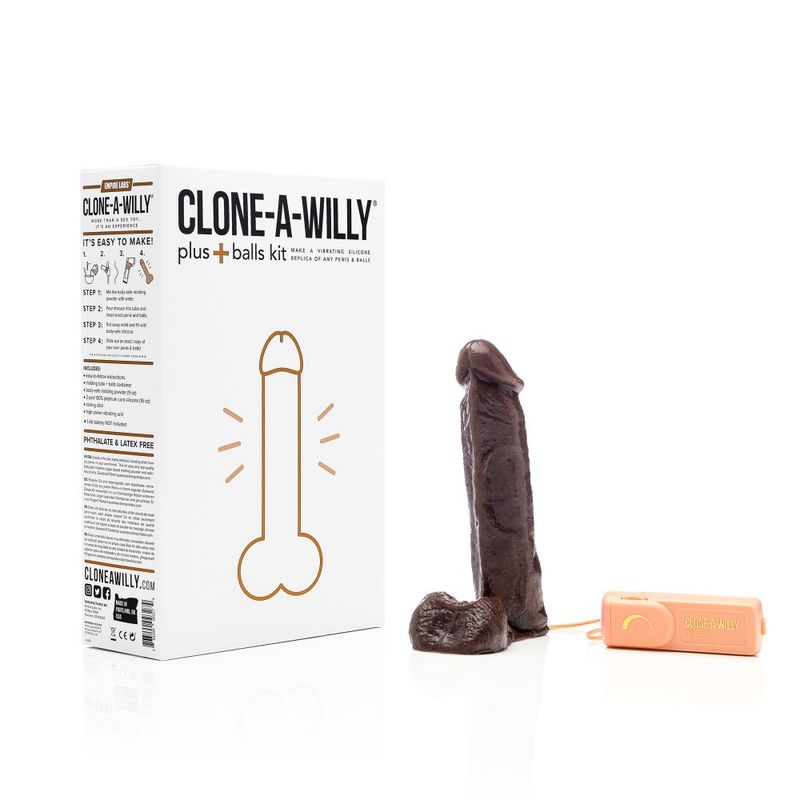 Clone a Willy Plus Balls Kit Deep Skin Tone image 3