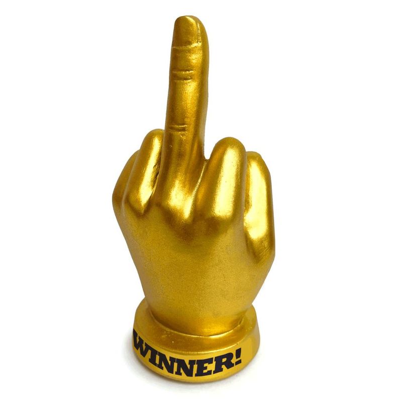 Golden FU Finger Trophy image 3
