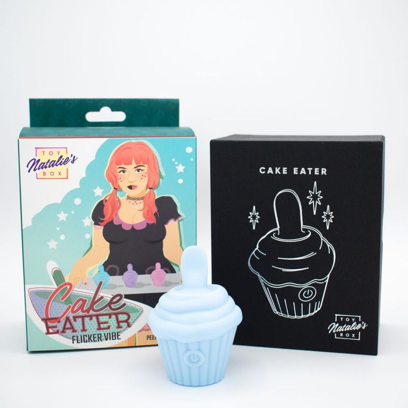 Cake Eater Clit Flicker Stimulator Blue image 3